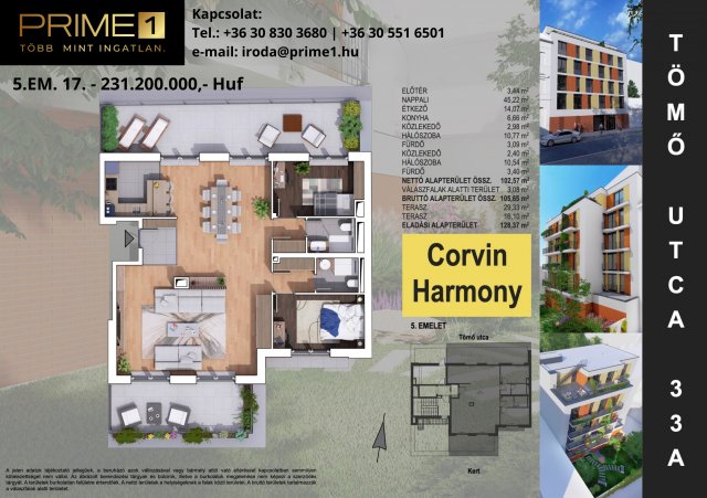 Eladó téglalakás, Budapesten, XVIII. kerületben 231.2 M Ft