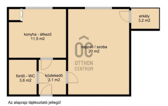Eladó téglalakás, Nagykanizsán 27.9 M Ft, 1 szobás