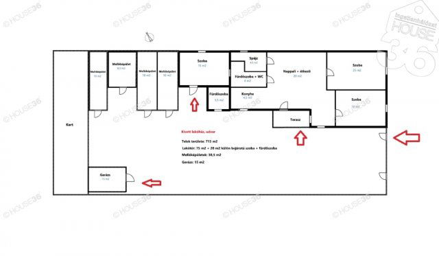 Eladó családi ház, Lajosmizsén 59.9 M Ft, 4 szobás