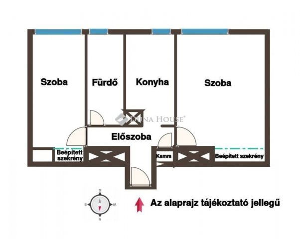 Eladó téglalakás, Nagykanizsán 34.9 M Ft, 2 szobás