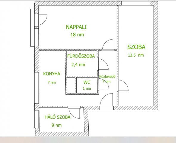 Eladó panellakás, Budapesten, XXII. kerületben, Rákóczi úton