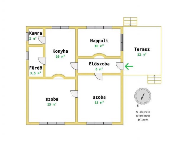 Eladó családi ház, Jászfényszarun 25 M Ft, 2+1 szobás