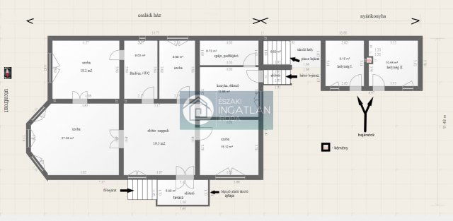 Eladó családi ház, Putnokon, Erdélyi úton 16 M Ft, 3+1 szobás