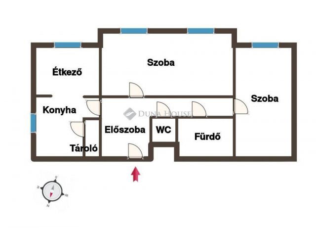 Kiadó panellakás, albérlet, Kecskeméten 180 E Ft / hó, 2 szobás