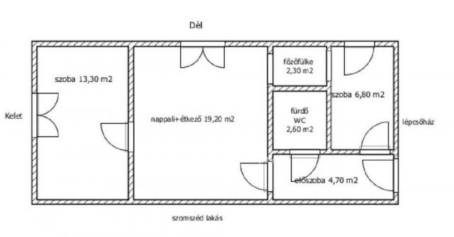 Eladó téglalakás, Szentesen 29 M Ft, 2+1 szobás