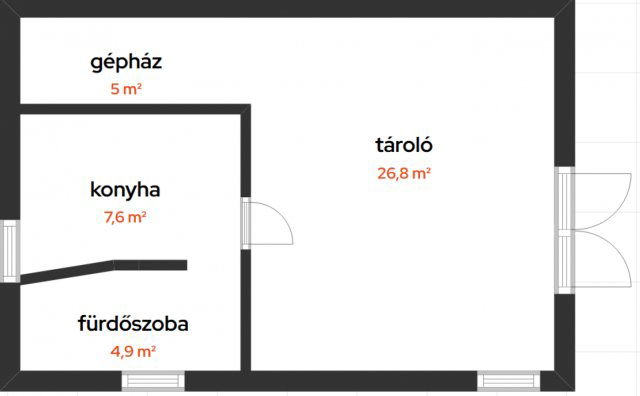 Eladó családi ház, Pécelen 45 M Ft, 1+2 szobás