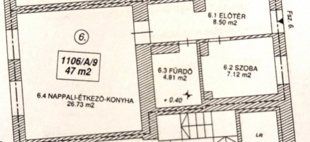 Eladó téglalakás, Szolnokon 56.4 M Ft, 1+1 szobás