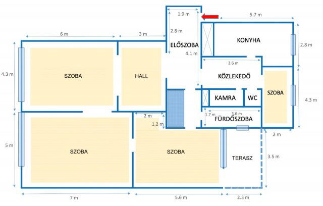Eladó téglalakás, Budapesten, VIII. kerületben 189 M Ft