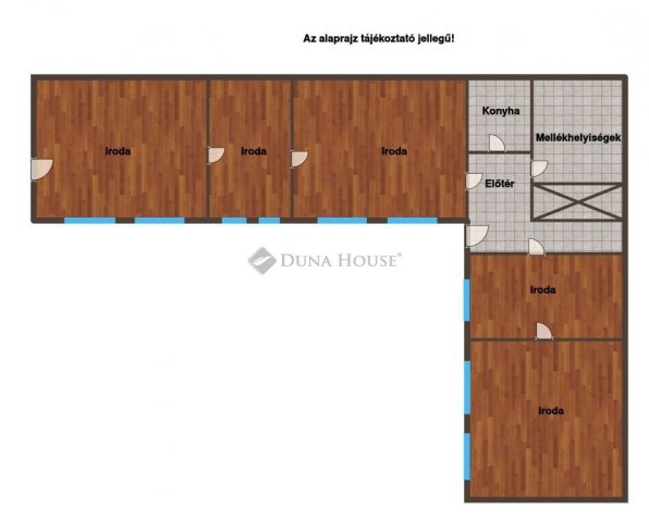 Kiadó iroda, Budapesten, IV. kerületben 199 E Ft / hó