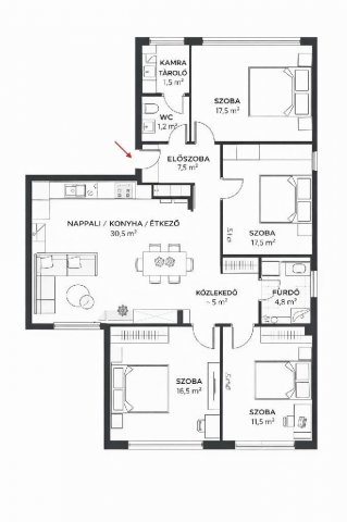 Eladó téglalakás, Budapesten, VIII. kerületben 98.5 M Ft