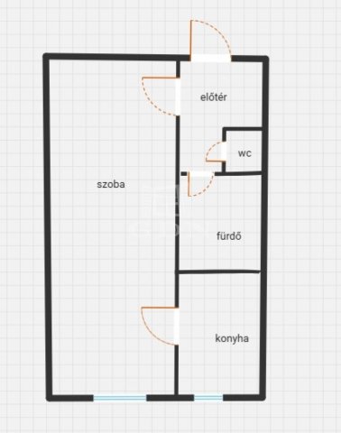 Eladó téglalakás, Kecskeméten 32.9 M Ft, 1 szobás