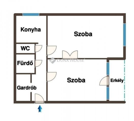 Eladó panellakás, Budapesten, IV. kerületben 60.9 M Ft, 2 szobás