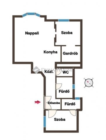 Eladó téglalakás, Budapesten, V. kerületben 249.9 M Ft, 3 szobás