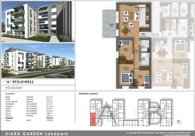 Eladó téglalakás, Szombathelyen 74.9 M Ft, 4 szobás
