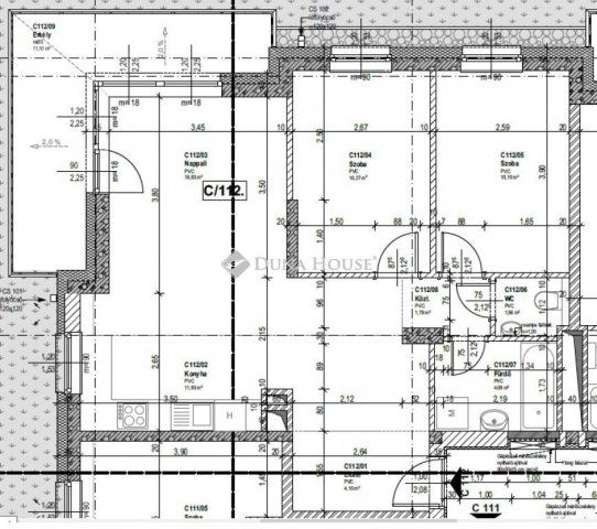 Eladó téglalakás, Budapesten, XIII. kerületben 110.4 M Ft