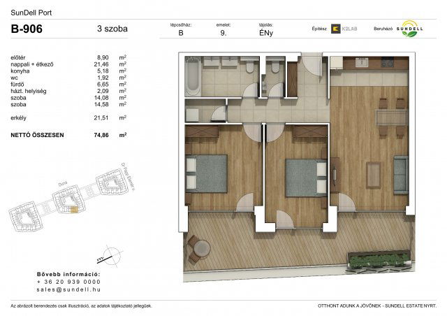 Eladó téglalakás, Budapesten, XI. kerületben 194.8 M Ft