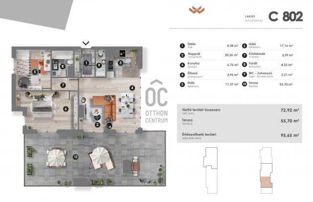 Eladó téglalakás, Budapesten, XIII. kerületben 155.49 M Ft