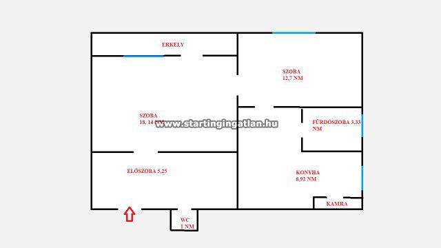 Eladó téglalakás, IV. kerületben, Káposztásmegyeri úton