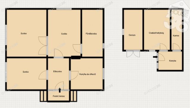 Eladó családi ház, Kecskeméten 54.9 M Ft, 5 szobás