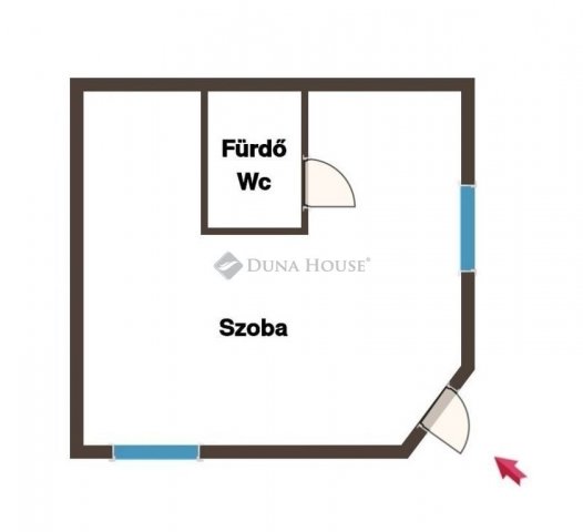 Eladó téglalakás, Üllőn 22 M Ft, 1 szobás
