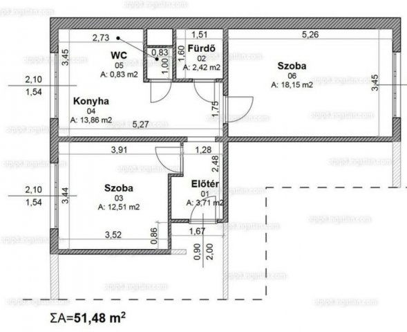 Eladó panellakás, Miskolcon, Árvíz utcában 25.5 M Ft, 2 szobás