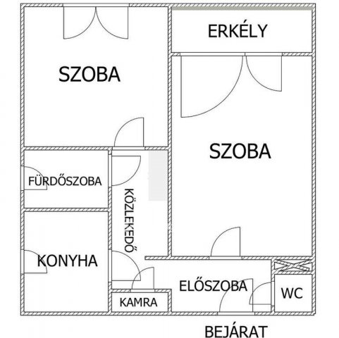 Eladó téglalakás, Egerben 37.9 M Ft, 2 szobás