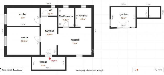 Eladó családi ház, Vezsenyen 29.99 M Ft, 1+1 szobás