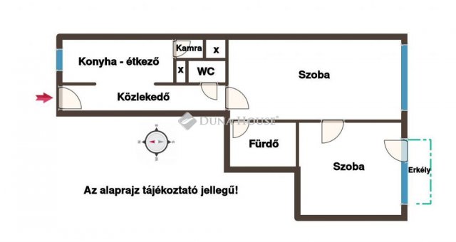 Eladó téglalakás, Sopronban 44.9 M Ft, 2 szobás