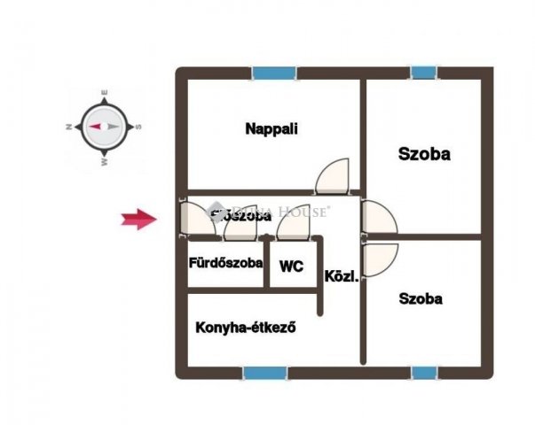 Eladó panellakás, Debrecenben 69.9 M Ft, 3 szobás