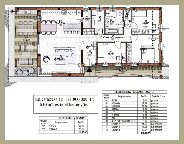 Eladó családi ház, Nagycenken 121 M Ft, 4 szobás