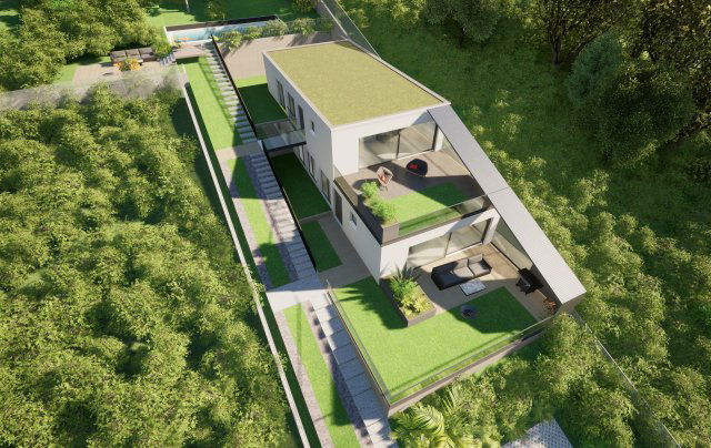 Eladó ikerház, Budaörsön 189.9 M Ft, 4+1 szobás