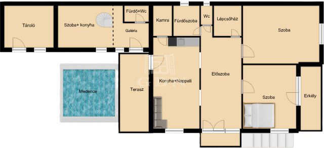 Eladó családi ház, Veszprémben 89.9 M Ft, 4 szobás