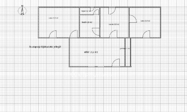 Eladó családi ház, Tapolcán 42.5 M Ft, 2 szobás