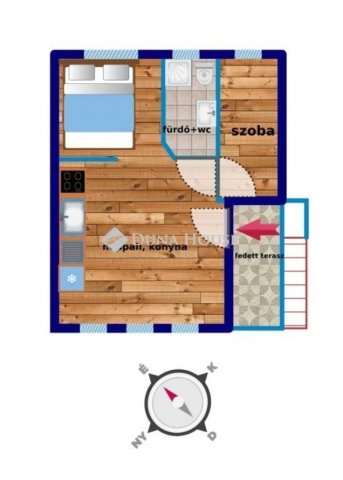 Eladó családi ház, Pilisborosjenőn 66.5 M Ft, 2 szobás