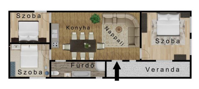 Eladó családi ház, Múcsonyban, Kossuth Lajos úton 21.9 M Ft