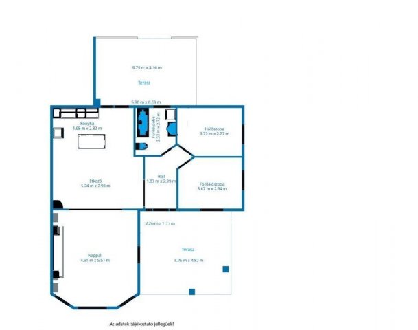 Eladó családi ház, Pusztaszabolcson 89 M Ft, 3 szobás