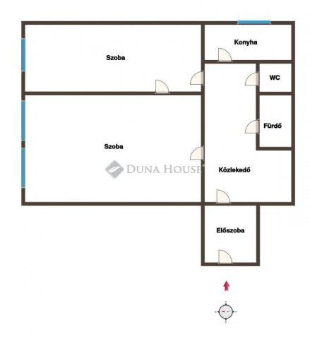 Eladó panellakás, Kecskeméten 42.9 M Ft, 2 szobás