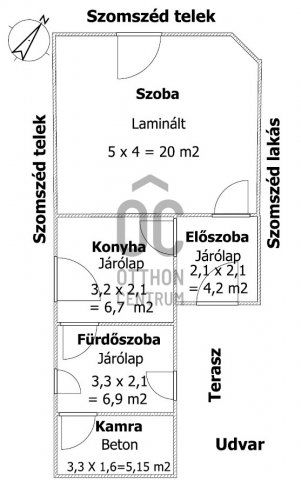 Eladó téglalakás, Makón 14.9 M Ft, 1 szobás