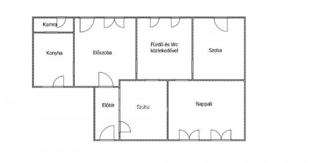 Eladó téglalakás, Mezőhegyesen 9.9 M Ft, 3 szobás
