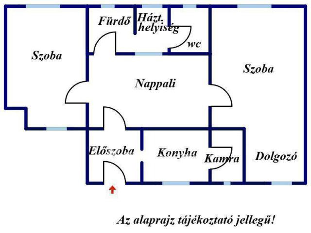 Eladó családi ház, Szegeden 49.99 M Ft, 3 szobás