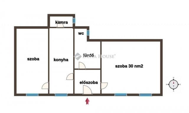 Eladó téglalakás, Budapesten, VIII. kerületben 89 M Ft, 2 szobás