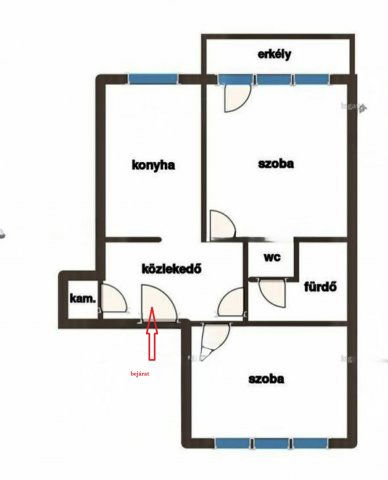 Eladó téglalakás, Debrecenben 69.9 M Ft, 2 szobás