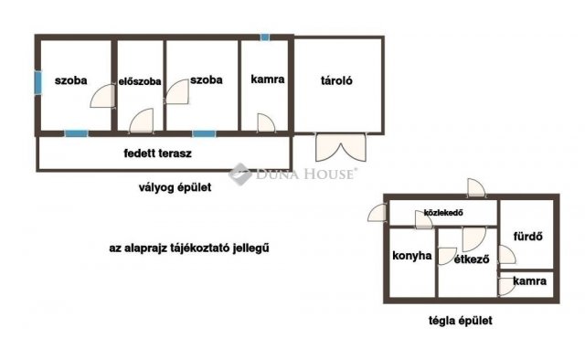 Eladó családi ház, Kókán 20 M Ft, 2 szobás