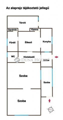 Eladó családi ház, Ráckevén 72.5 M Ft, 3 szobás