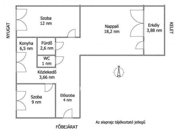Eladó panellakás, Budapesten, XV. kerületben 78.9 M Ft, 3 szobás
