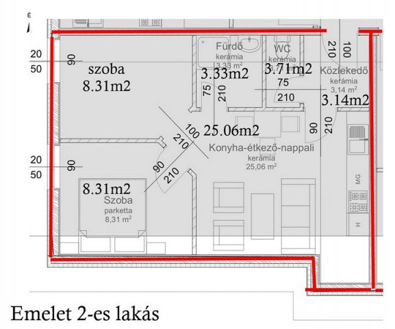 Eladó téglalakás, Rácalmáson 52 M Ft, 3 szobás