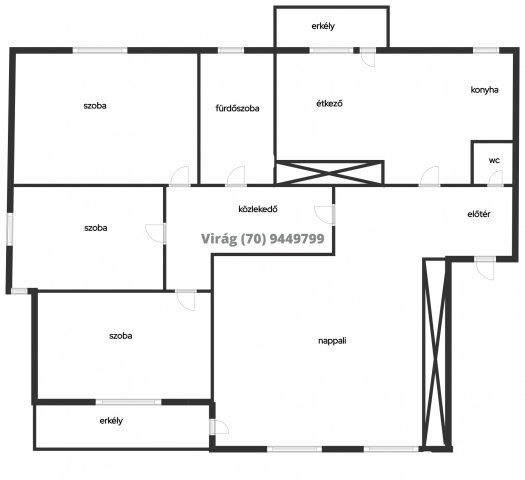 Eladó iroda, Debrecenben 89 M Ft / költözzbe.hu