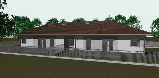 Eladó ikerház, Kiskunlacházán 65 M Ft, 4 szobás