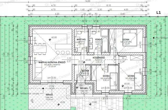Eladó családi ház, Koroncón 69 M Ft, 4 szobás