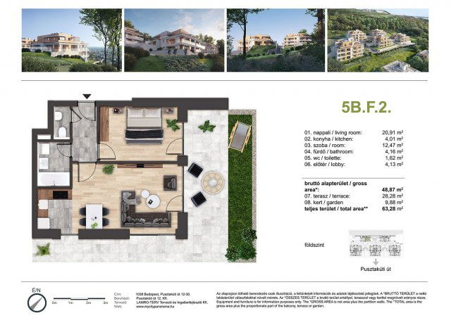 Eladó téglalakás, Budapesten, III. kerületben, Pusztakúti úton